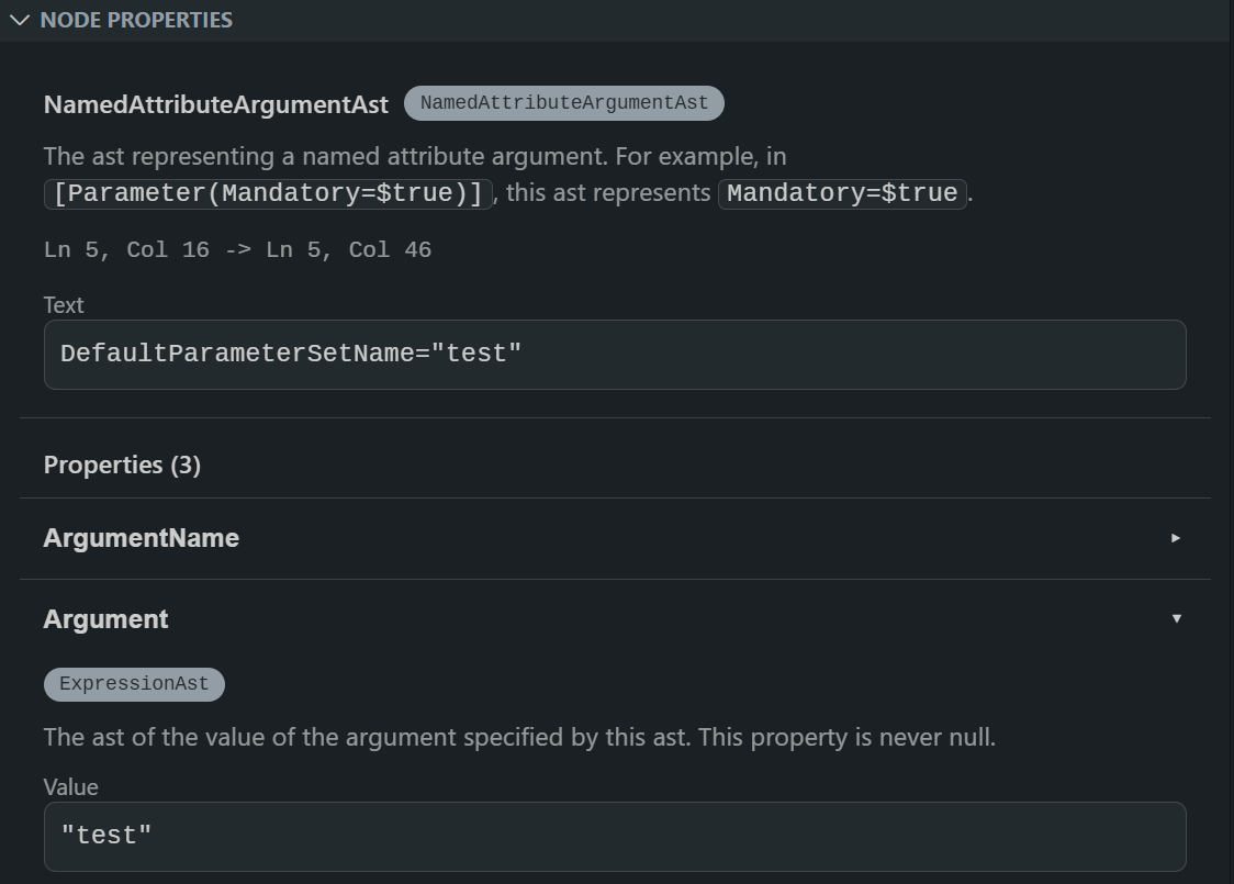 screenshot showing extension with documentation