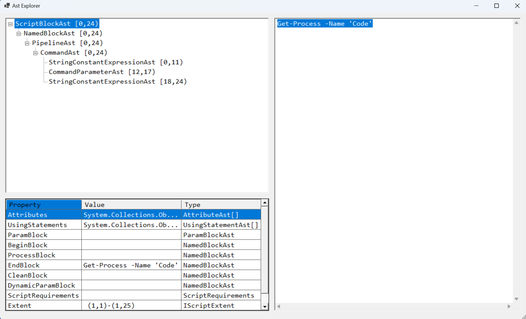 Show AST WinForms GUI