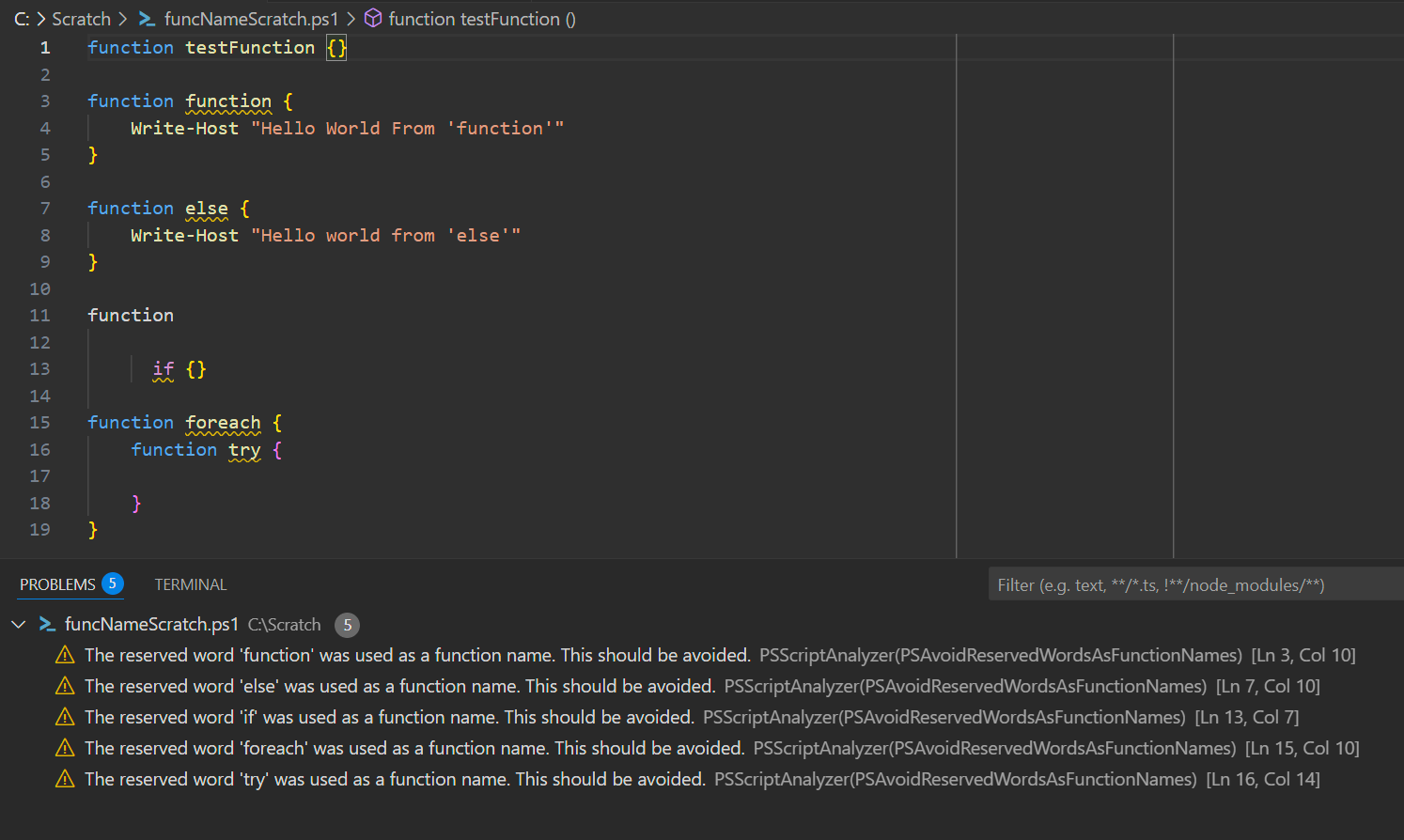Rule in Action in VS Code